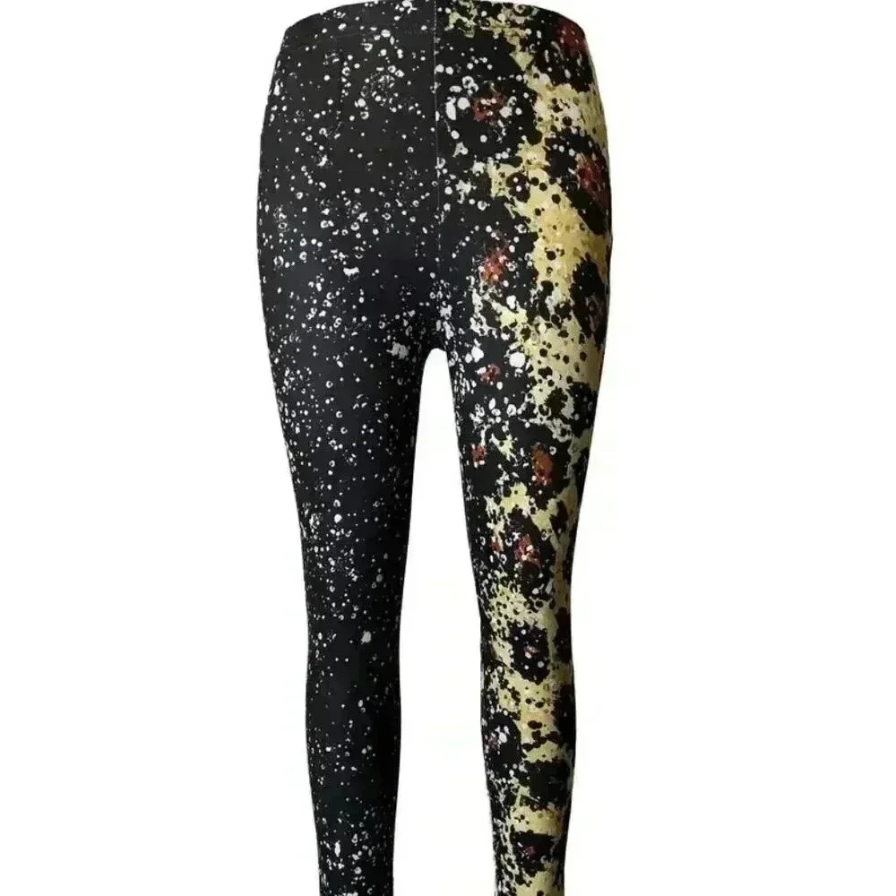 Leopard Print Skinny Leggings (Color: Leopard)